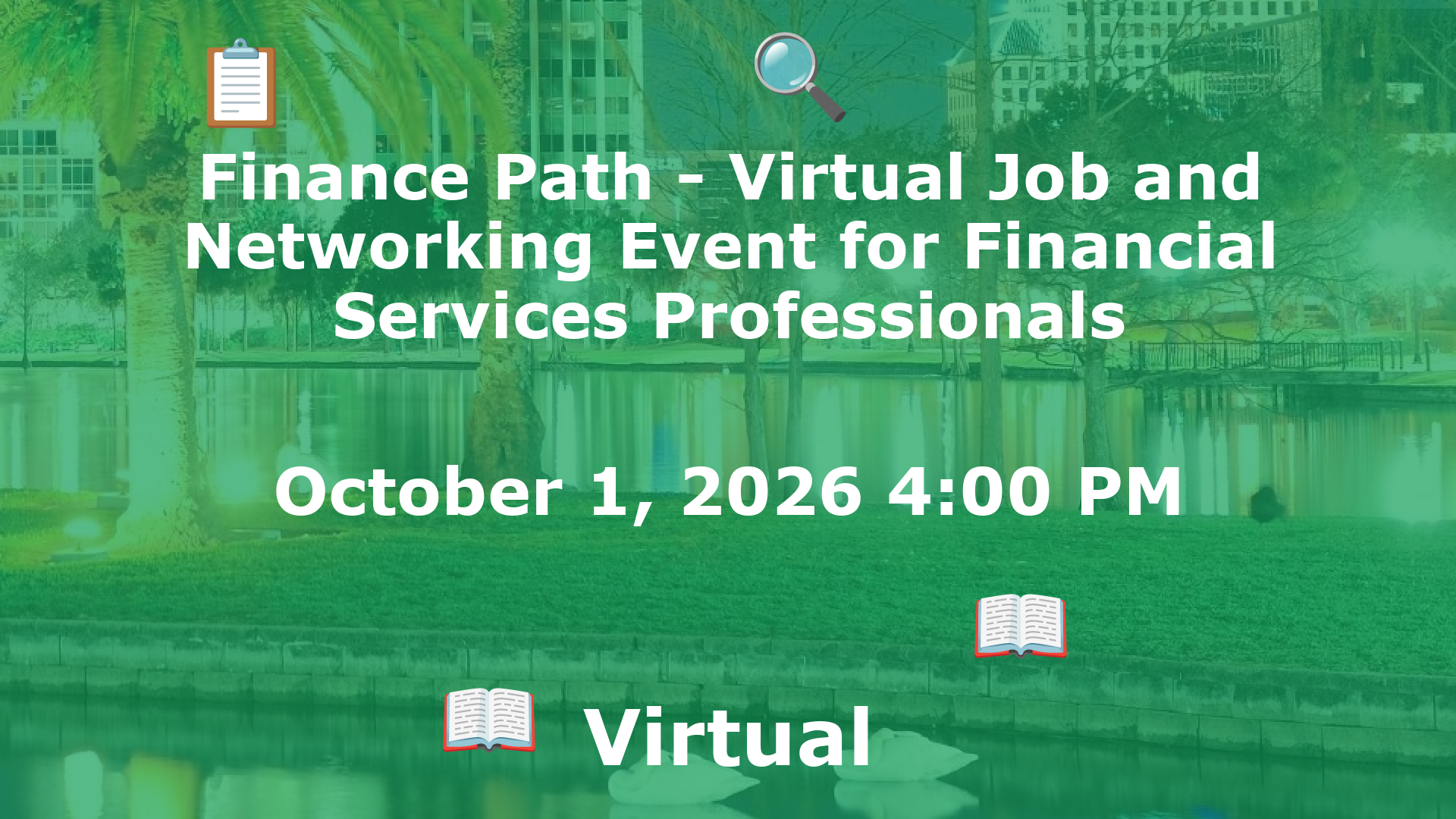 Finance Path - Virtual Job and Networking Event for Financial Services Professionals event image